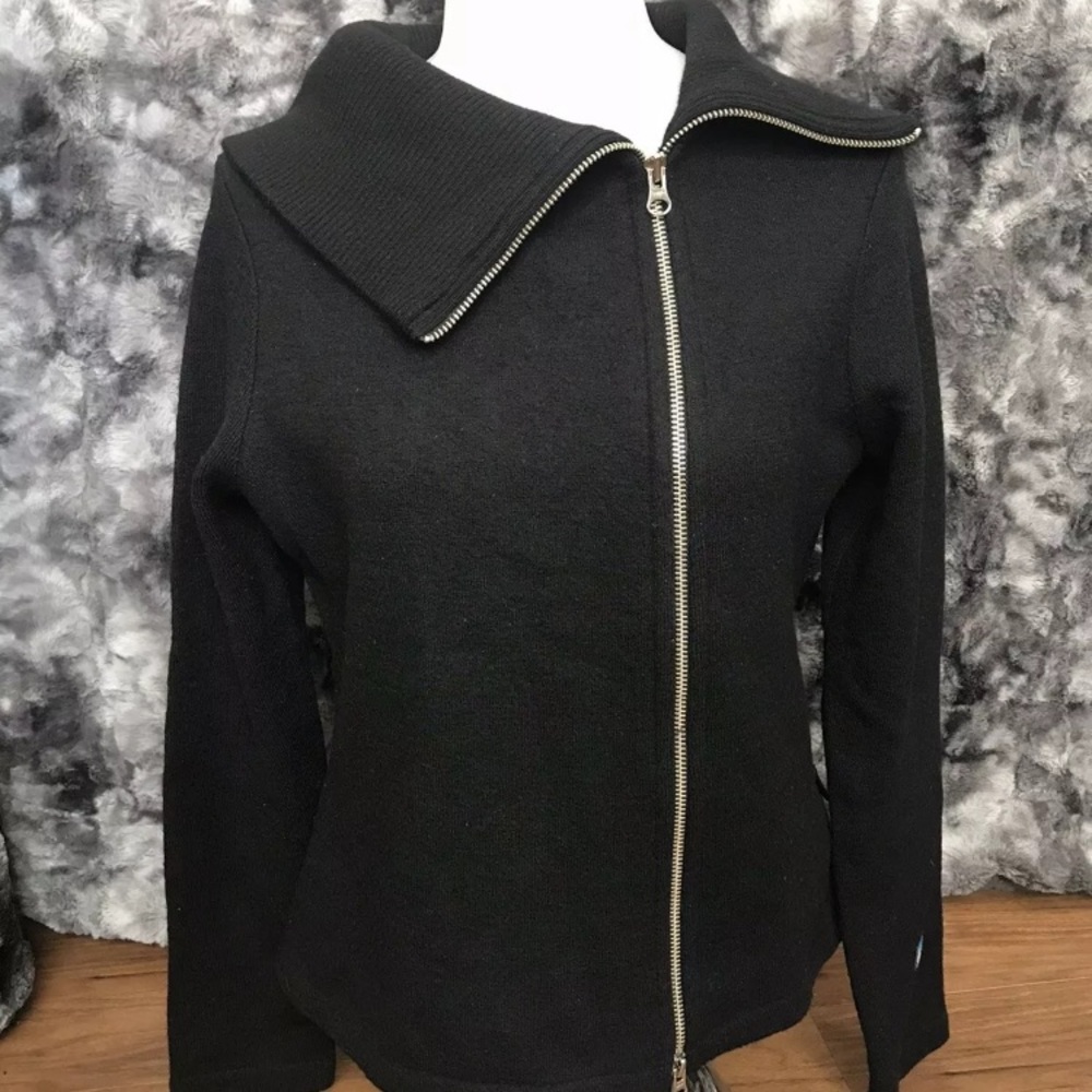 Kuhl Sweater Zip Merino Wool Alpine Asymmetrical